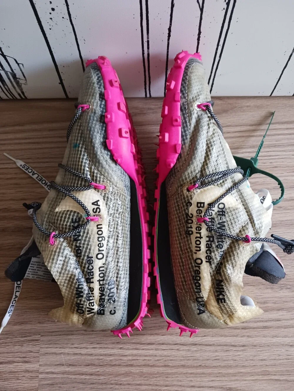 Nike x Off White Waffle Racer Sneajers Size US 11, ER 43, UK 8.5